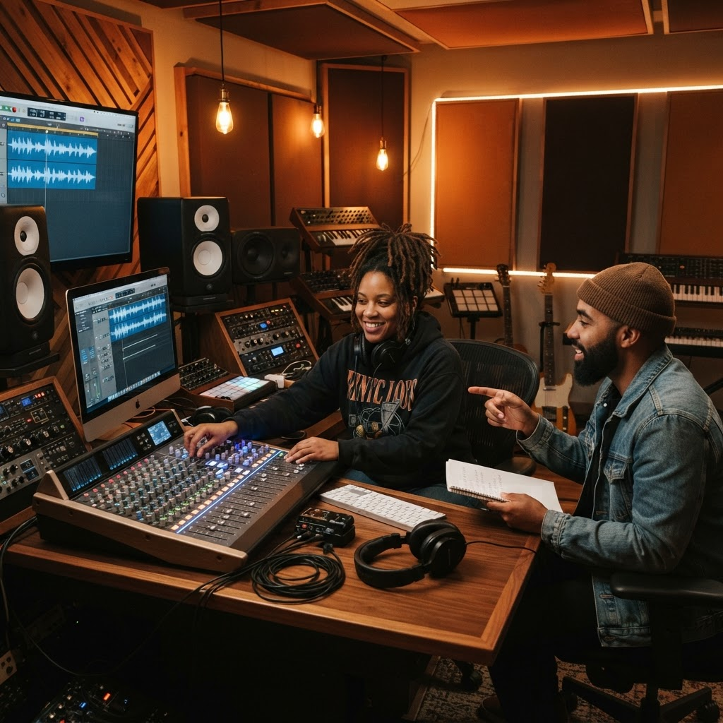 Studio work
